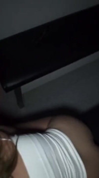 Fists and gapes pussy in adult theater