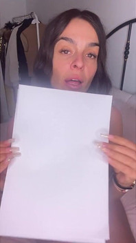 Latina in: Playing with Paper Stuffed Wrap Gags! Self Bondage