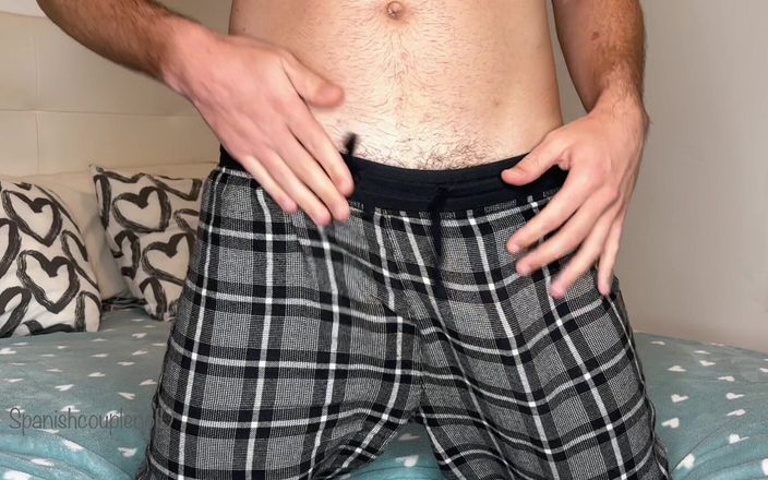 Man Spanish Couple NoID: Cum with Me While We Masturbate Together (joi)