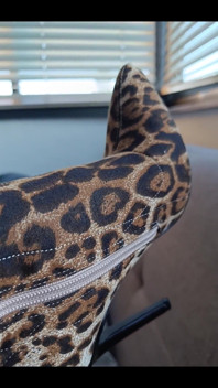 How Amazing Is the Detail on My Leopard Print Boots