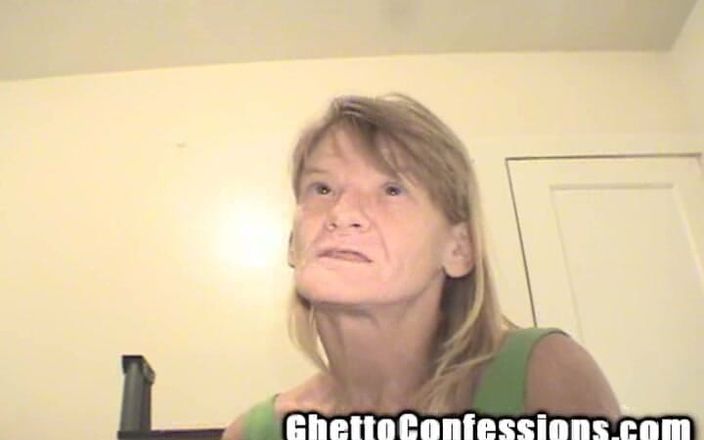 Ghetto Confessions: Ghetto-oma gumjob-hure, bigot, blowjob, geezer chin schlampe!