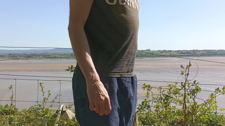 Rockard daddy: Public Masturbation, Big Uncut Cock Cumming by the River in...