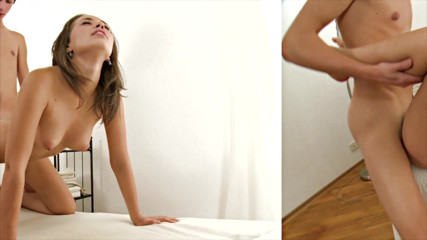 Young Sinner: My stepsister gets excited with the massage and wants to...