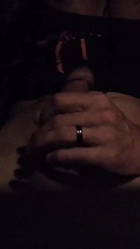 Wife Drives Me Around Town While I Jerk My Cock with My Tits Out