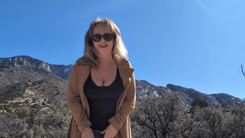 Little Linda: Cum Hiking with Me
