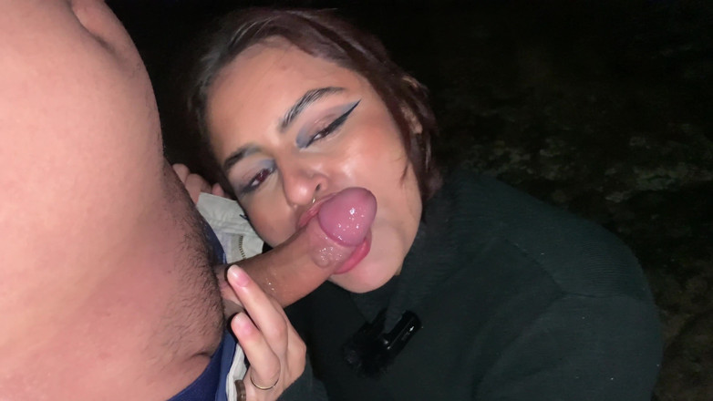 cxlila: Fucking Hard on a Cliff at Night Until We Cum...
