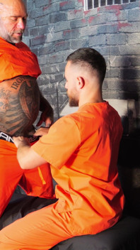 Prison Fuck with Hairy Otter