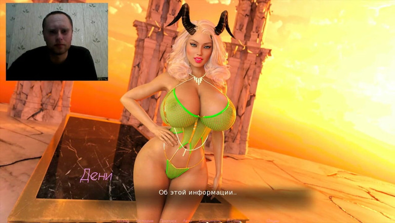 3DXXXTEEN2 Cartoon: Awek demon bertetek besar berkongkek kasar dalam neraka - lucah 3D - seks...