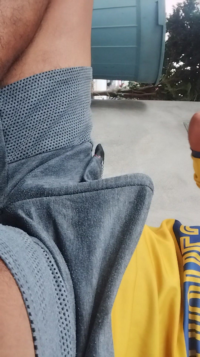 AlexAlejandro13: Man Gets Hot and Masturbates Under His Clothes