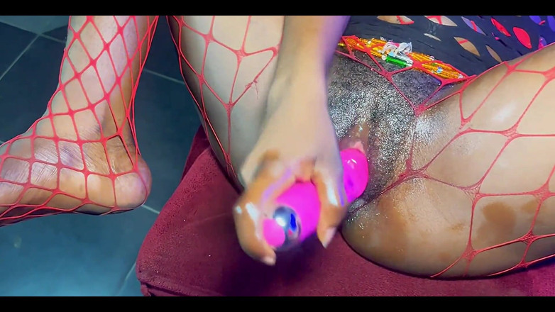 Naturelle Chocolat: 내 세트 후 나 자신을 가지고 연주, 나는 DJ가 내 딜도 생활을 제공하기 위해 온 너무 흥분했다