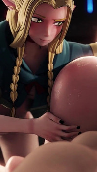 Marcille Donato and Falin Touden Fucks Laios Touden in a Threesome Dungeon Meshi Hentai 3D Animation