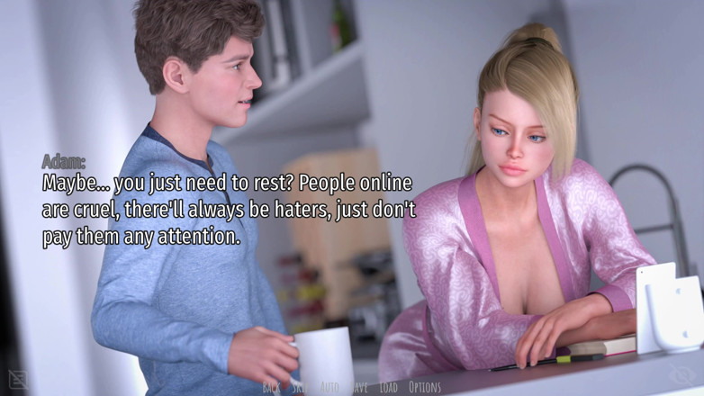 Hotgame Studio X: Shadows of Seduction V0.5 - P6 MILF Jessica Deepthroats Adam and...