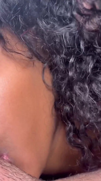 Hot Black Chick Face Fucked Pussy Pounded & Creampied