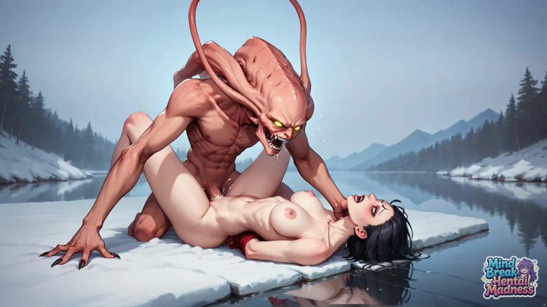 Mind Break Hentai Madness: Klimaks salji: Pancutan mani musim sejuk Crimson Raksasa