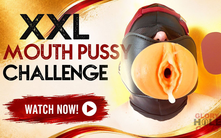 GLORYHOLEGAYS: A Really Big Xxl Cock Penetrates Through the Mouth Gag...
