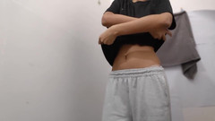 desigirl93: かわいいデシの大学生が雨の中で激しく遊ぶ 胸のシャック