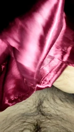 Satin Silk Handjob porn - Gozada no cetim sedoso terno marrom da enfermeira (71)