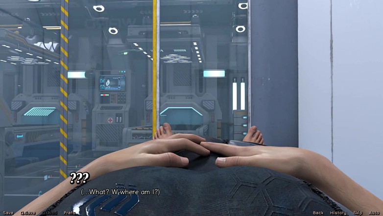 Dirty GamesXxX: Échoué dans l'espace : un mec et un groupe de filles...