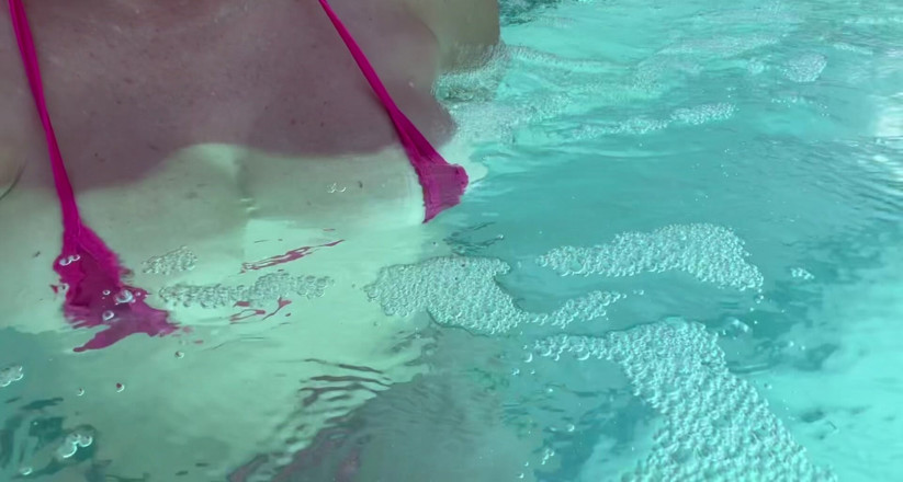 Artemisia Love: Artemisia Love Showing Her Perfect Tits in a Micro Bikini...