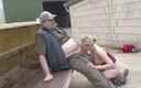 German Porn: German farmer blowjob and outdoor sex