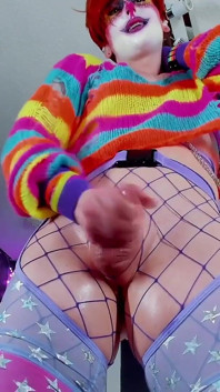 Poppr the Femboy Clown Camshow