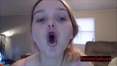 Renee Sakuyas Studio: Applying Lipstick Mouth Fetish | Faphouse