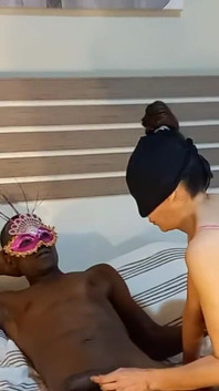White Wife Worships His BBC with Slow, Obedient Hands