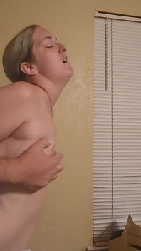 BBW Bliss: Intensywny seks stojący i przelew kremówka (spust kapiące kremówka!)