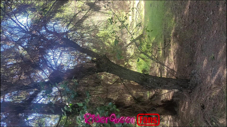 Riderqueen BBW Step Mom Latina Ebony: Riderqueen sam, na zewnątrz, filmy z fanami