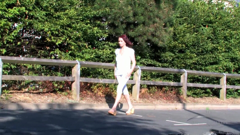 ATK Fans (Hairy): Annabella Struts Herself Outside for Some Exercise
