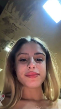 18 Year Old Italian Webcam Star Blonde Has Sex with Her University Professor in the Library for a Passing Grade