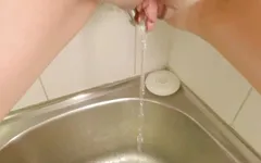 Public restroom pee on a hike