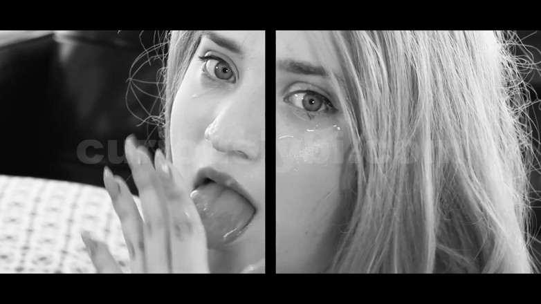 Curiously Brit Bi: Impara a ingoiare il suo sperma caldo