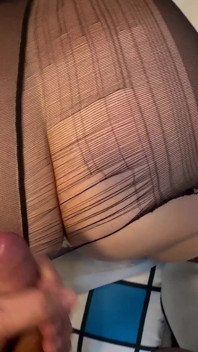 Horny Mature Husband and Wife Both Wearing Pantyhose Having Sex and Oral Fun