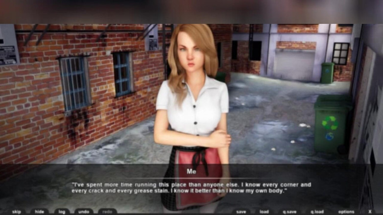 3DXXXTEEN2 Cartoon: Drie sexy serveersters en geen klanten. 3D porno tekenfilmseks