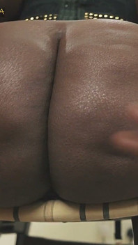 Enormous African Giantess Ass Swallows, Crushes & Grinds Tiny White Doll Man