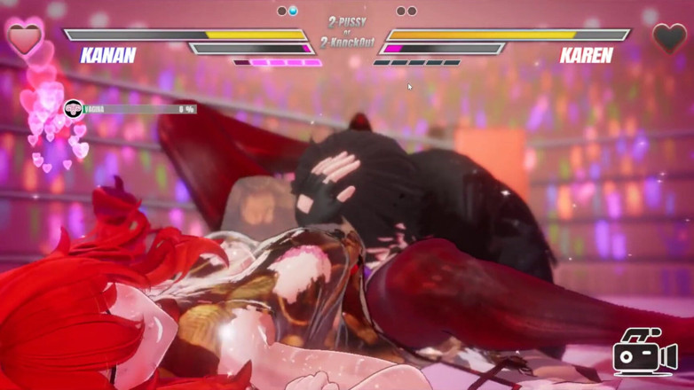 Cumming Gaming: Gioco di battaglia lesbica Hentai BDSM Ep.2 Rissa lesbica finisce...