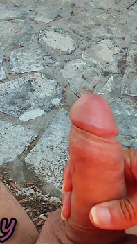 Dick Flash! We Got Caught! Teacher Handjob Nude at the Sea in Croatia! - Misscreamy