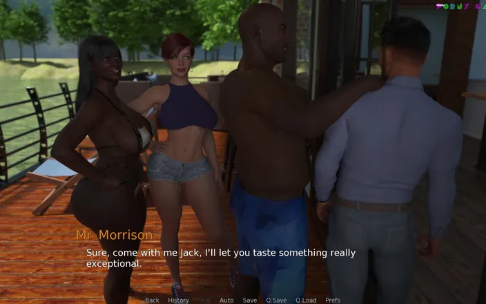 Porny Games: Just Maried by K4soft - Meeting a Horny Couple by the...