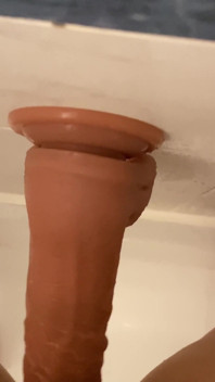 Riding My Dildo in the Bathtub Like a Dirty Girl