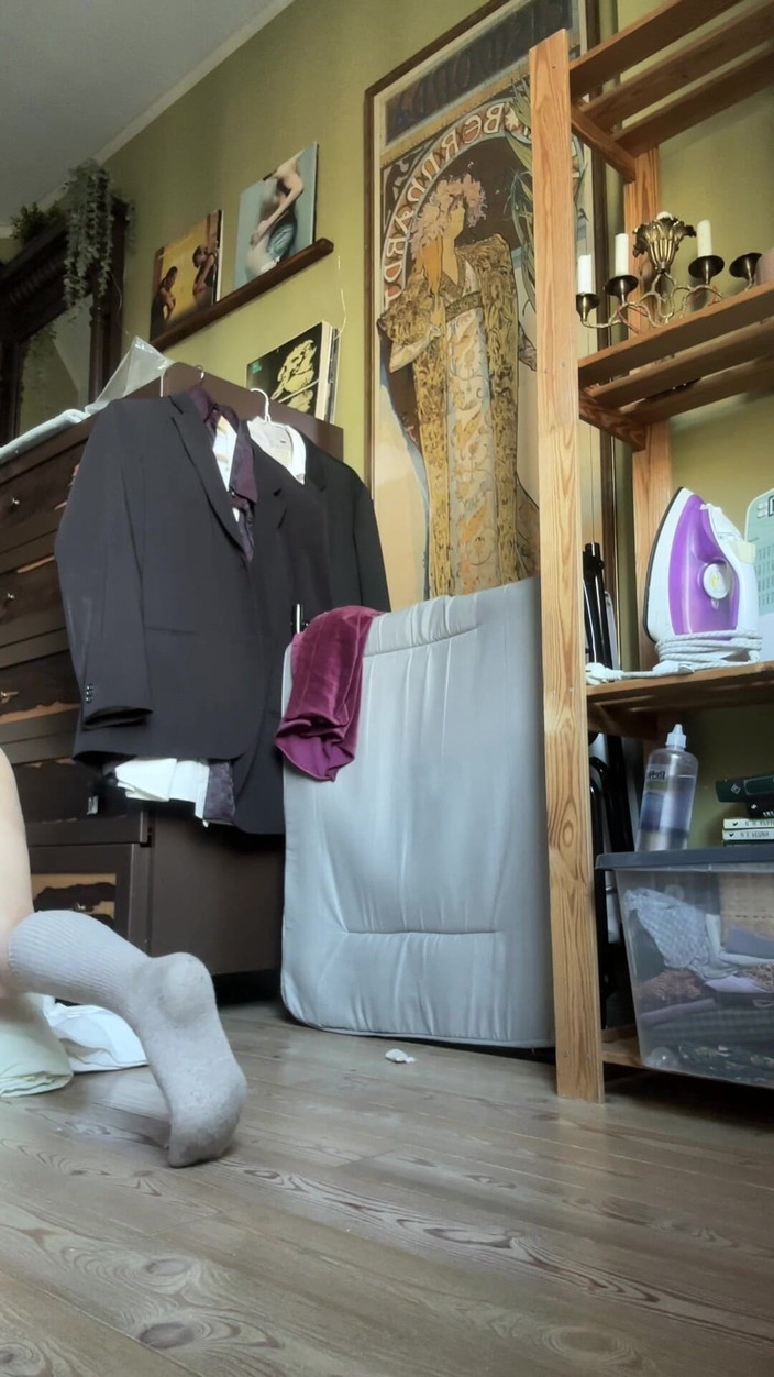 Karafuto 404: Fingering and Fucking My Hairy Pussy with Butt Plug in