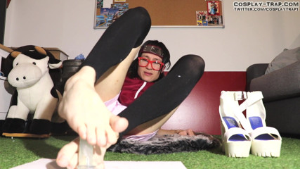 RosalinaxGirl: Naruto Sarada, pieds et cul, jouent au cosplay piège