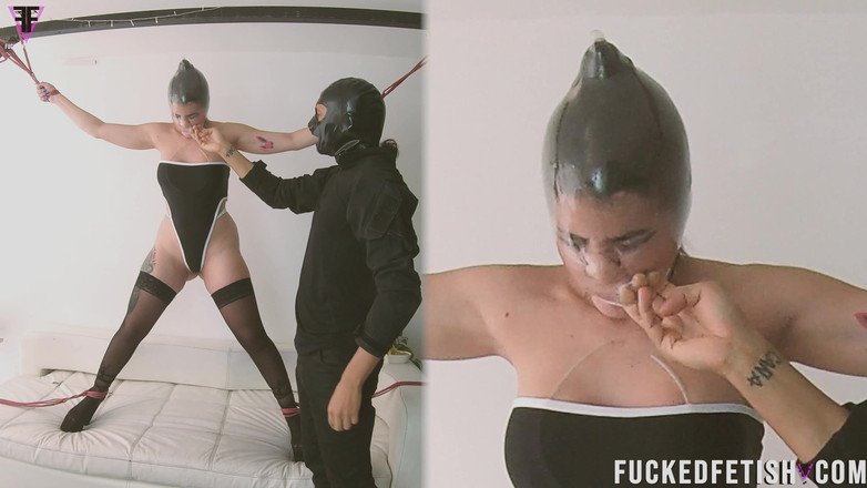Fucked fetish: Limit kondomu Breathplay bondage 4 Honění zábavná Latinoameričanka