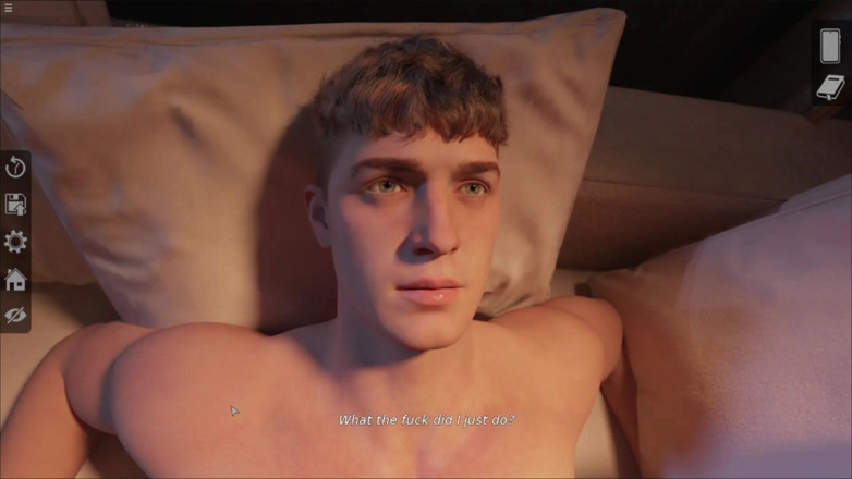 Future man: Muscular Gay Fucking Young Sam Asshole and Anal Sex Creampies