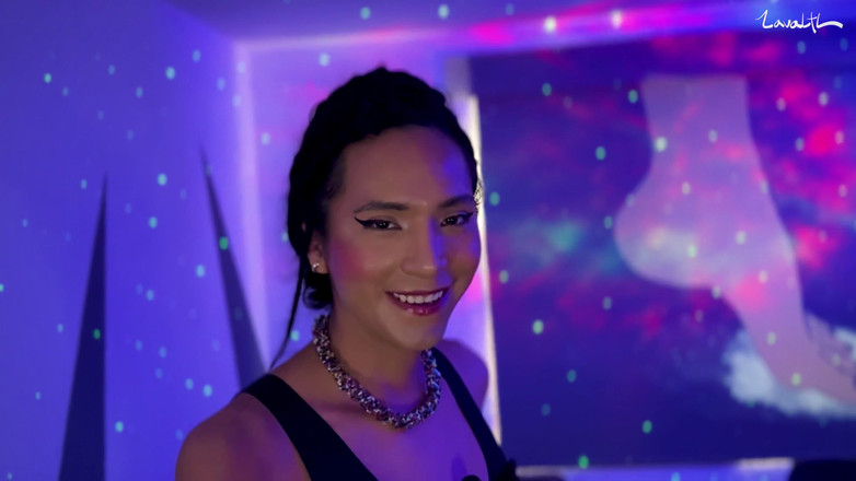 Lavala: Feet Cum on the Mirror