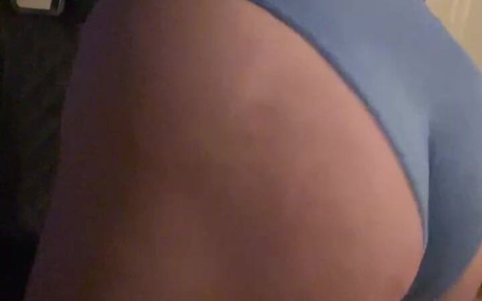 Booty ass x: Fat Ass in Blue Panties