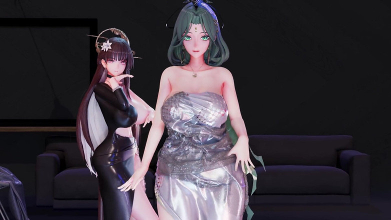 MikuMotion: Mmd Brave Girls-Rollin', Para Dance, Taniec Koreański, Bielizna, Striptiz