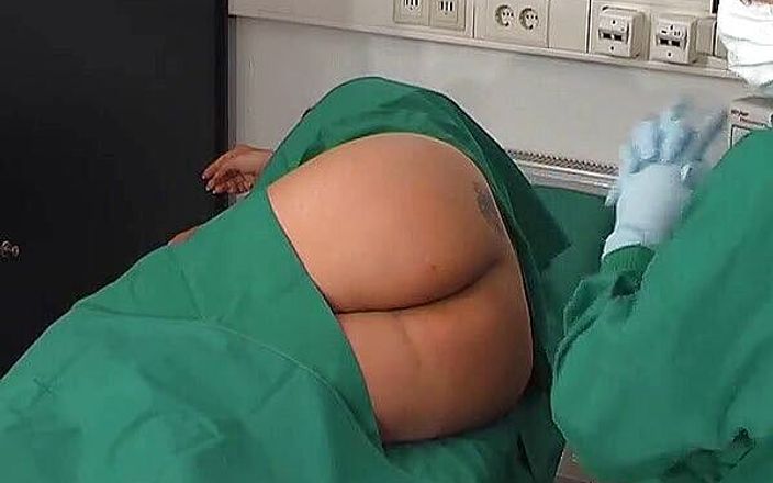 Rubber & Clinic Studio - 1ATOYS: Gyno fetish - Colonoscopy anal exam