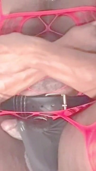 Trashy Šlapka Stehno Boty & Xxl Zadek Odhalující Kombinézu Hračka a Vykládka Špínu