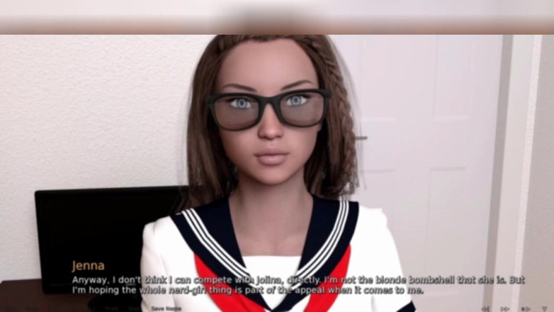 3DXXXTEEN2 Cartoon: Jenna delivers her first handjob. 3D porn cartoon sex